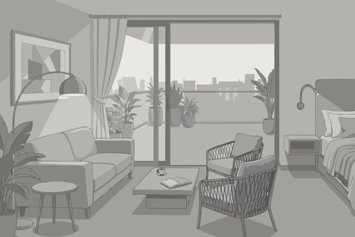 Appartamento con Vista e Balcone